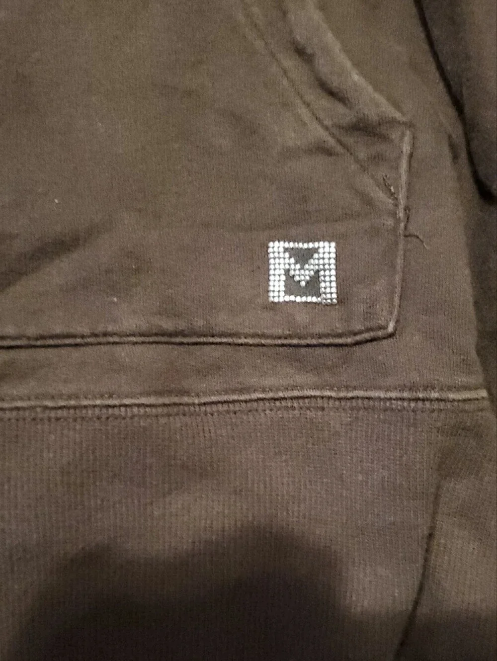 Michael Kors Brown Hoodie with Gold Logo Accent